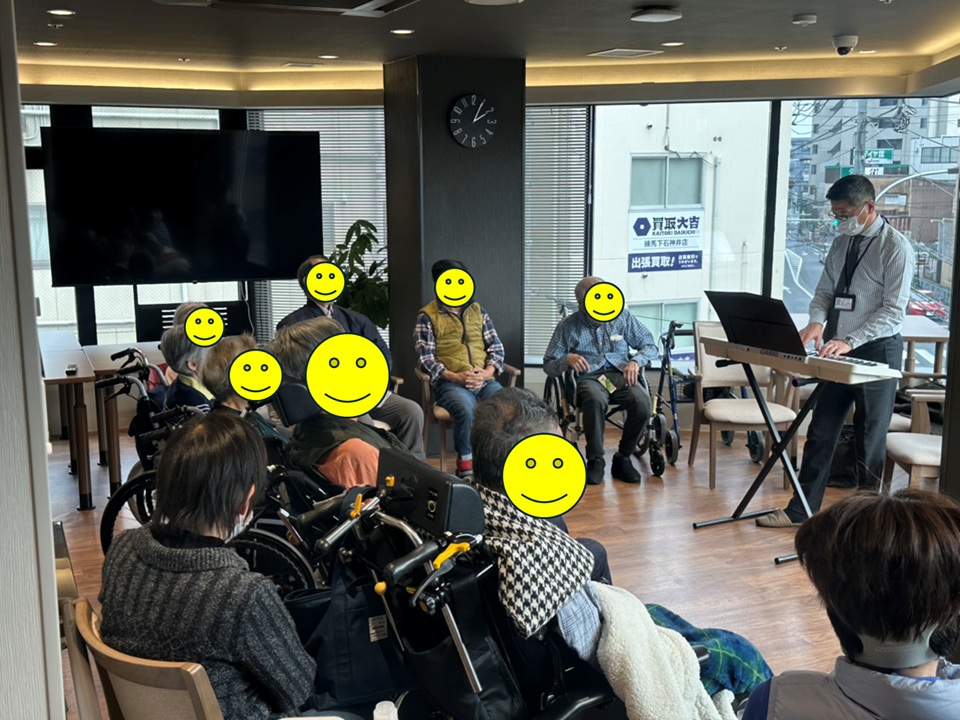 【活動報告】クラスウェル下石神井にてクリスマスコンサートを開催いたしました